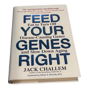 Feed Your Genes Right Jack Challem Hardcover Health Wiley ISBN 0471478611 Diet